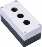 Купить Dekraft Кноп. пост пласт. D22 3 места бел. КП-101