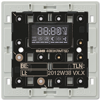 JUNG KNX Термостат с дисплеем, 2 клавишами и коплером 4093KRMTSD