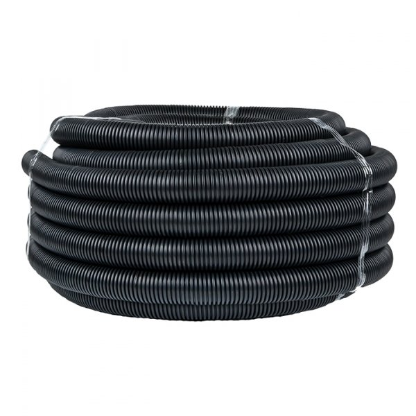 EKF PROxima Труба гофр. FRHF с зондом d40мм (25м.) черная Plast