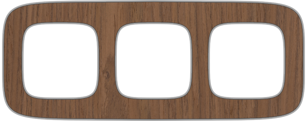 Купить Legrand Valena ALLURE Орех Рамка 3-ая 754463