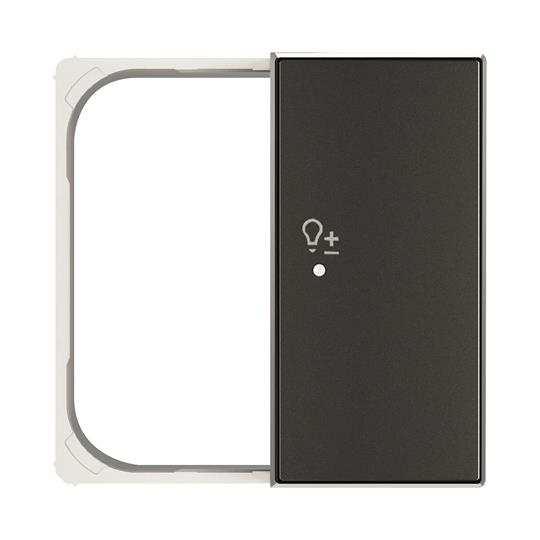 ABB SKY Черный бархат Клавиша двойная правая free@home светорегулятор 2CLA852640A2501