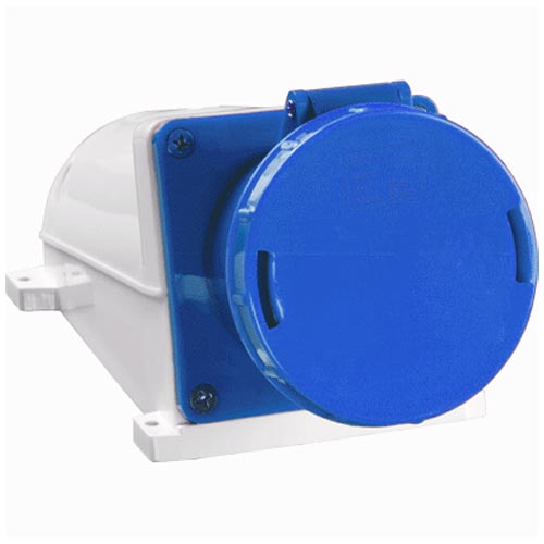 Купить IEK Розетка 133 стационарная 2Р+РЕ 63А 220В IP54