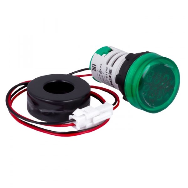 EKF PROxima Индикатор значения тока и напряжения зеленый ED16-22AVD 100А