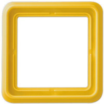 JUNG рамка однопостовая, жёлтый CD581GLGE