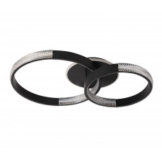 Kink Light 09430-30+40P,19 Люстра Далим черный d30+40 h10 Led 40W (3000-6000K)