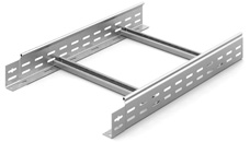 OSTEC Лестничный лоток замковый 400х80х3000, толщ. 1,5 мм, Сендзимир цинк