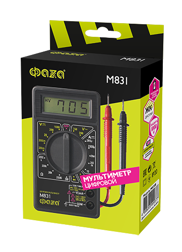 Купить ФАZA Мультиметр Мультиметр цифровой M831 .5000391