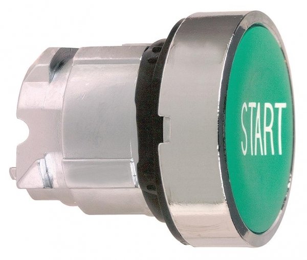 SE XB4 Головка для кнопки 22мм зеленая с возвратом ZB4BA333