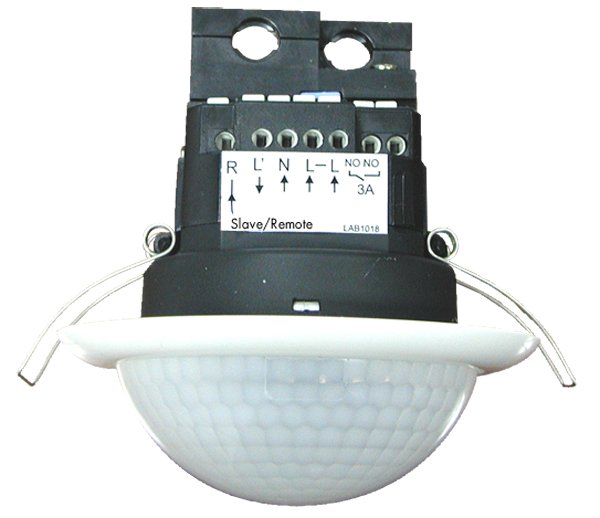 BEG Белый Датчик присутствия потолочный 360°, с доп. каналом (HVAC), диаметр действия 24м IP20 92148