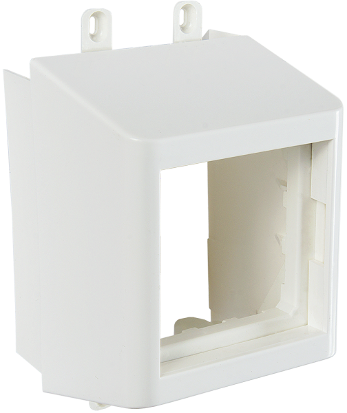 SPL Рамка Mosaic для мини-плинтусов 60х16 на 2 модуля белый (030377 - SPL - 060007S)