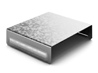 OSTEC Крышка к угловому соединителю внутреннему к лотку 50, толщ. 1,0 мм, Сендзимир цинк