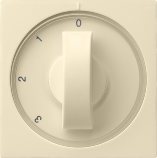 Gira S-55 Крем глянц Накладка с ручкой для трехступенчатого переключателя 066901