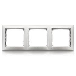 Купить Legrand DIY Valena Алюм Рамка 3-ая гориз 694332