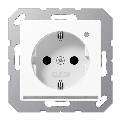 JUNG Schuko-розетка с LED подсветкой A1520-OWWLNW