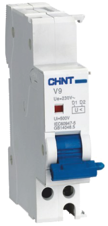 CHINT Расцепитель минимального напряжения В9 для NB1, AC230В( электронный) (R)