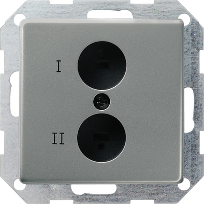 Gira E22 Сталь Аудиорозетка 040220