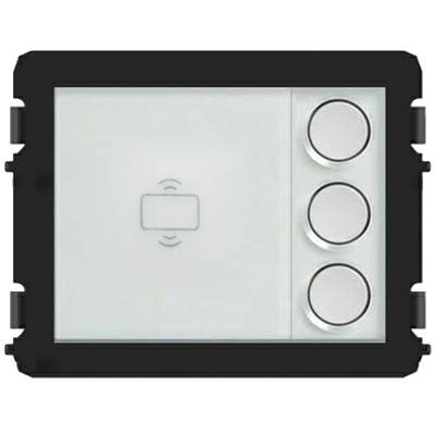 ABB Клавишный модуль с тремя круглыми клавишами и считывателем IC, Mifare/NFC 2TMA070120N0026