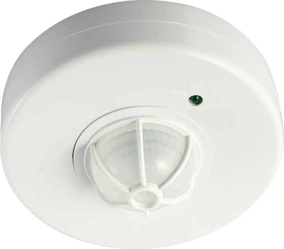 Jazzway Датчик движения PMS-IR 024 1200Вт 360° 2-6м WH IP20 .5012974