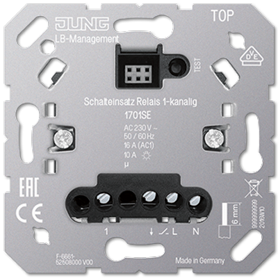JUNG Релейная вставка 1 канал 1701SE