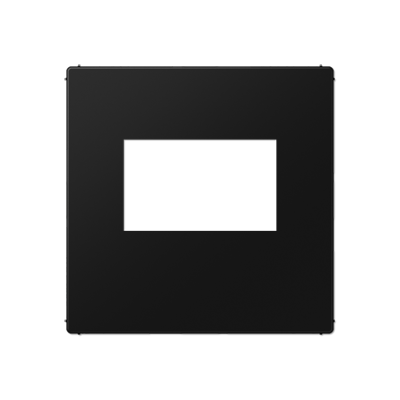 JUNG A Flow/A 550 Черный матовый Kрышка для USB-зарядный устройств без видимого винта A1569USBSWM