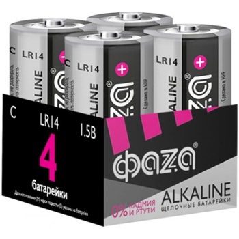 ФАZA LR14 (алкалин. эл. питания) LR14 Alkaline Pack-4 .5033160