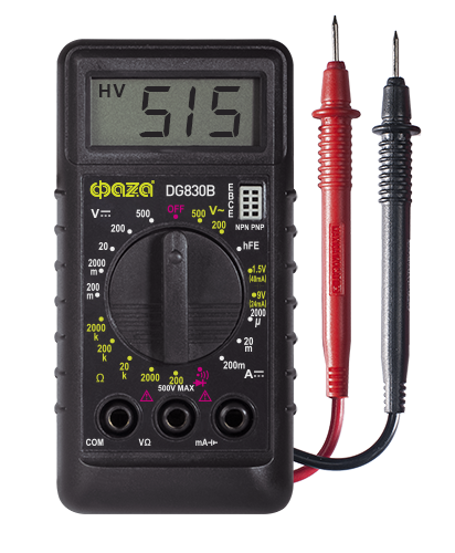 ФАZA Мультиметр Мультиметр цифровой DG830B .5008748