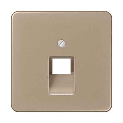 JUNG CD 500/CD plus Бронза Накладка 1-ой наклонной ТЛФ/комп розетки CD569-1UAGB