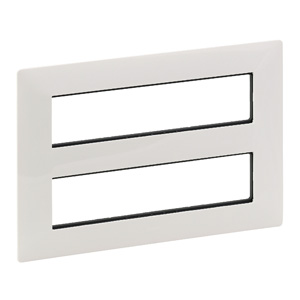 Купить Legrand Valena LIFE Белая Рамка для модульных устройств Mosaic 2x4x2 модуля 752146