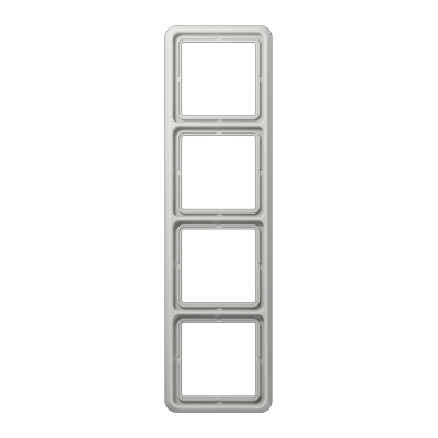 JUNG CD 500 Светло-серая Рамка 4-ая CD584LG