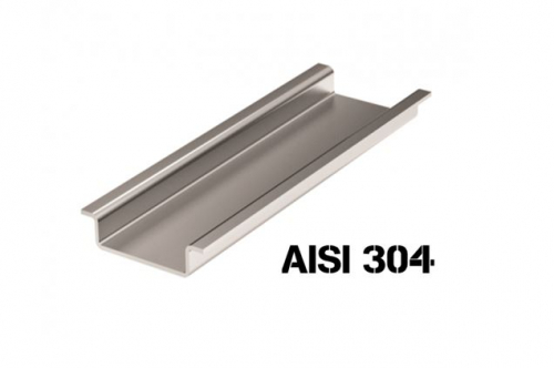 DKC Дин-рейка из нержавеющей стали, с насечкой OMEGA 3, 35х7,5мм.