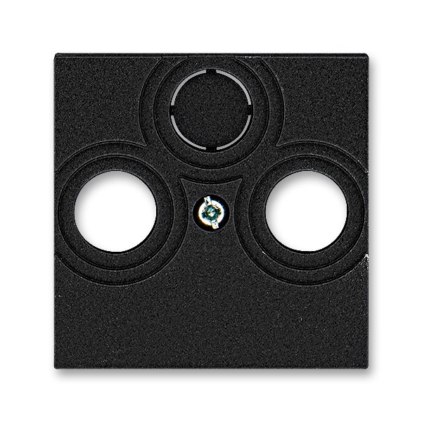 ABB EPJ Levit антрацит / дымчатый чёрный Накладка для розеток TV-R / TV-R-SAT, антрацит 2CHH080300A4063