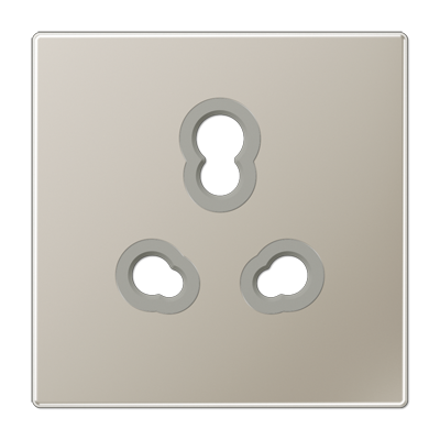 JUNG Накладка розетки сталь ES2521INPL