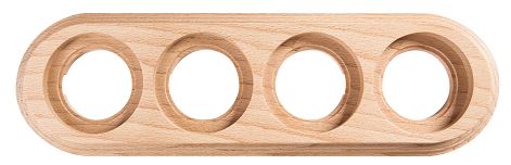 BIRONI Лизетта Бук Натурэль Рамка 4-ая на бревно 260мм BFC26-640-10