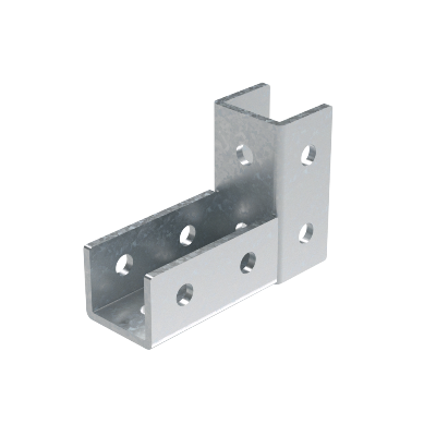 DKC Соединитель С-образного профиля 41х41 под углом 90°, горячеоцинкованный DKC Соединитель С-образного профиля 41х41 под углом 90°, горячеоцинкованный