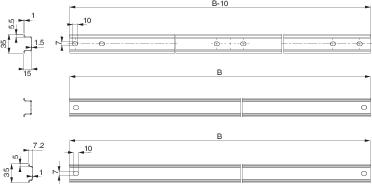 Купить SE Sarel DIN-рейка симметричная 600mm NSYSDR60A