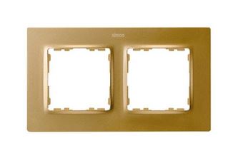 Simon S82 Concept Матовое золото, Рамка 2-я 8200627-095