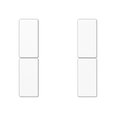 JUNG Белый Набор накладок 2градуса A502TSAWW
