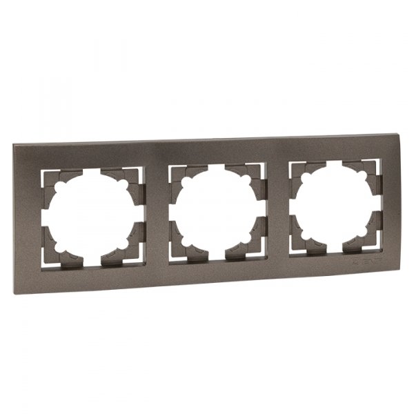 EKF PROxima Валенсия Рамка 3-местная графит