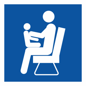 Белый свет Знак безопасности PS-15164.D03"Места для инвалидов,пожилых людей,людей с детьми" a21958