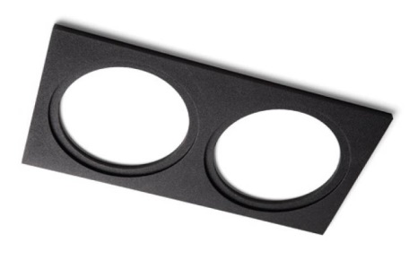 Quest Light FRAME 02 black (TD02202) Рамка универсальная, двойная