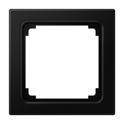 JUNG LS 990 Черный матовый Рамка промежуточная для монтажа устройств 50х50 LS961ZSWM