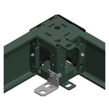 Купить SE 4 Скобы крепления цоколя к полу перед.мод. NSYOL6GF