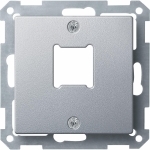 Купить SE Merten SM Алюминий Центральная плата 1-ая для розетки RJ11/RJ45 MTN291160