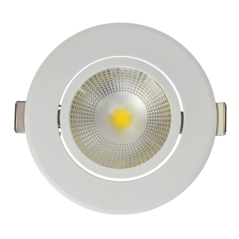 Jazzway Прожектор PSP-R 8552R 5W 4000K 30° встр/круг White IP40 .1038074