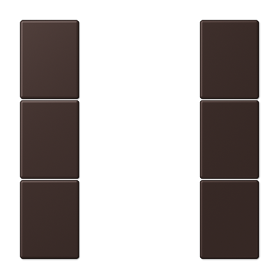 JUNG Набор накладок 3 группы для модулей F50 термопласт Les Couleurs® Le Corbusier LC503TSA4320J