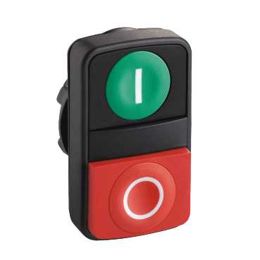 Купить SE XB5 Головка кнопки двойная с маркировкой ZB5AL7341