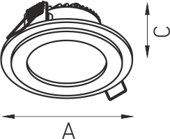 Купить СТ PIANO C 06 WH 3000K (с драйвером) светильник