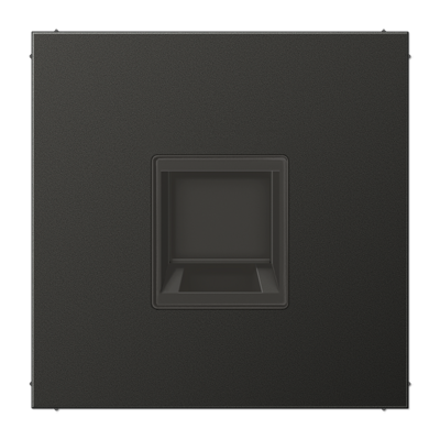 JUNG Плата (фиксация защёлкиванием) для одного модуля металл антрацит AL1969-1WEAN