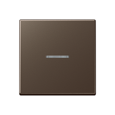 JUNG Клавиша для KNX кнопки, 1 группа, с окошком дюропласт мокка A101KO5MO