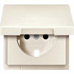 SE Merten SD Бежевый Центральная плата с крышкой для механизма розетки MTN2340-4044